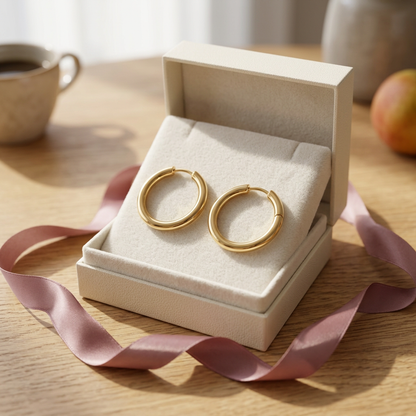 AI concept: gifting scene; packaging is a styling prop