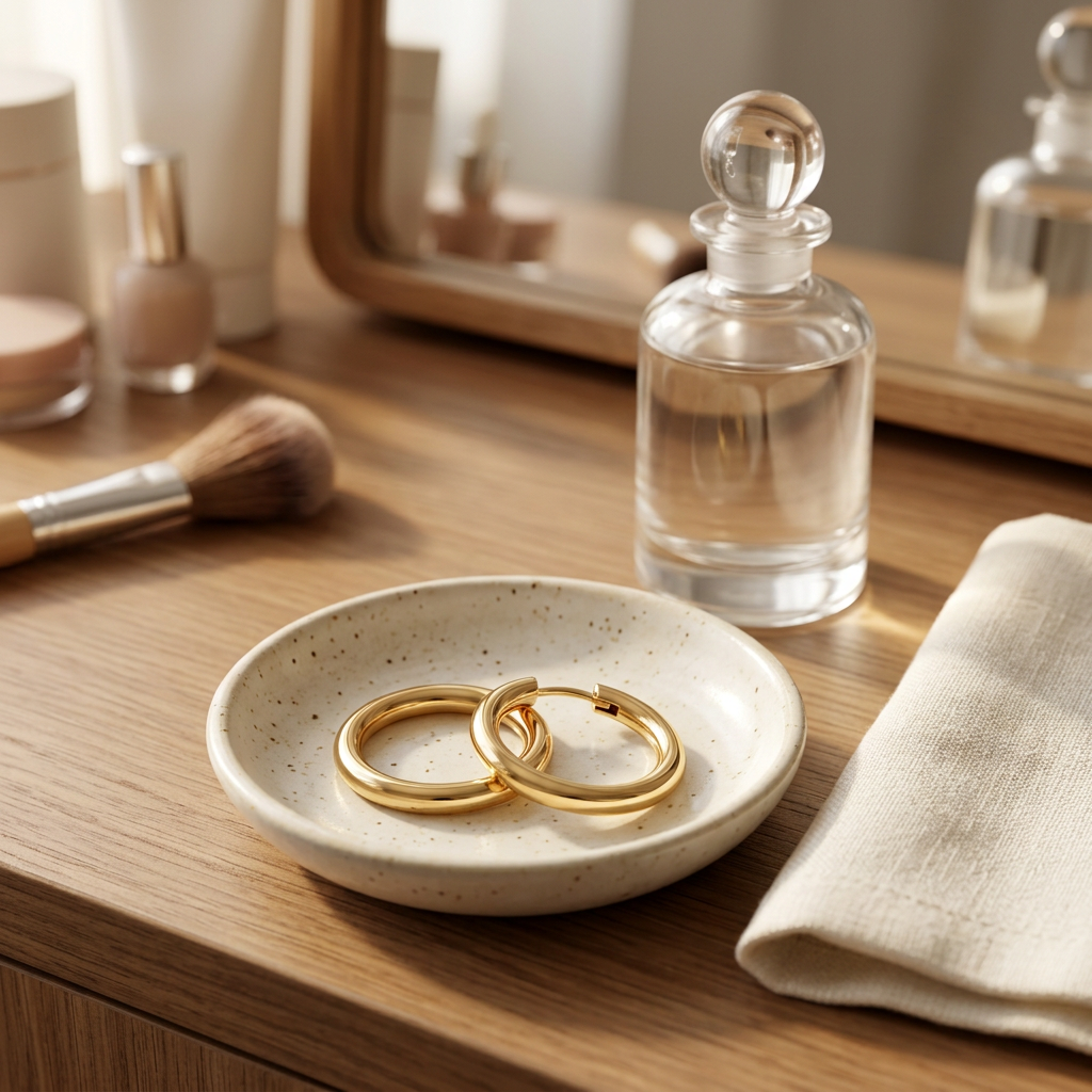 AI concept: morning vanity styling